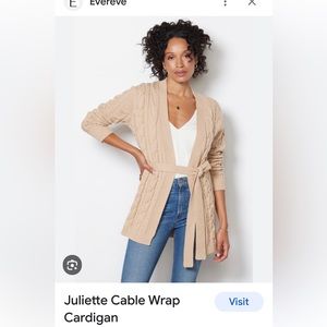 Juliette cable wrap cardigan